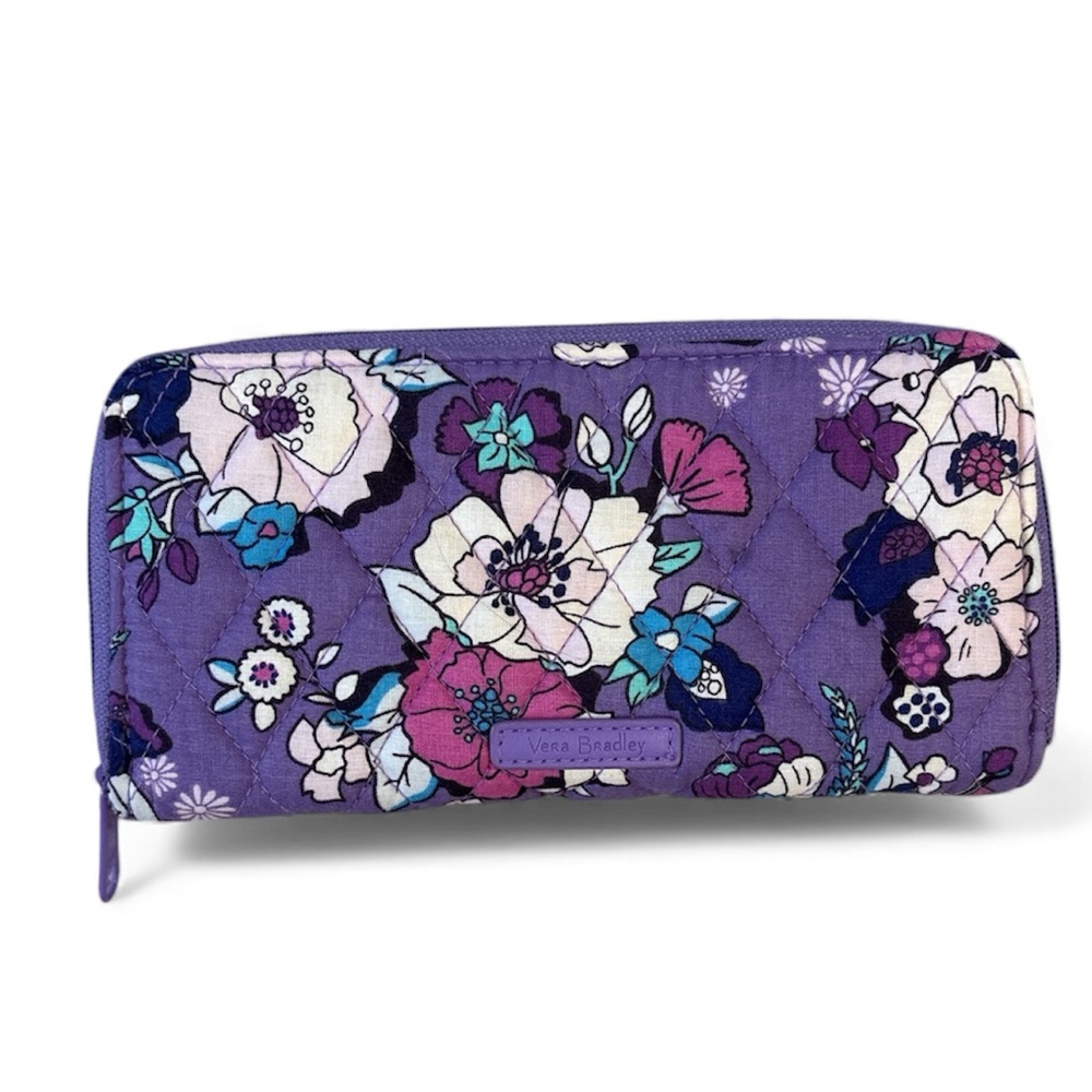 Vera Bradley Purple Floral Wallet